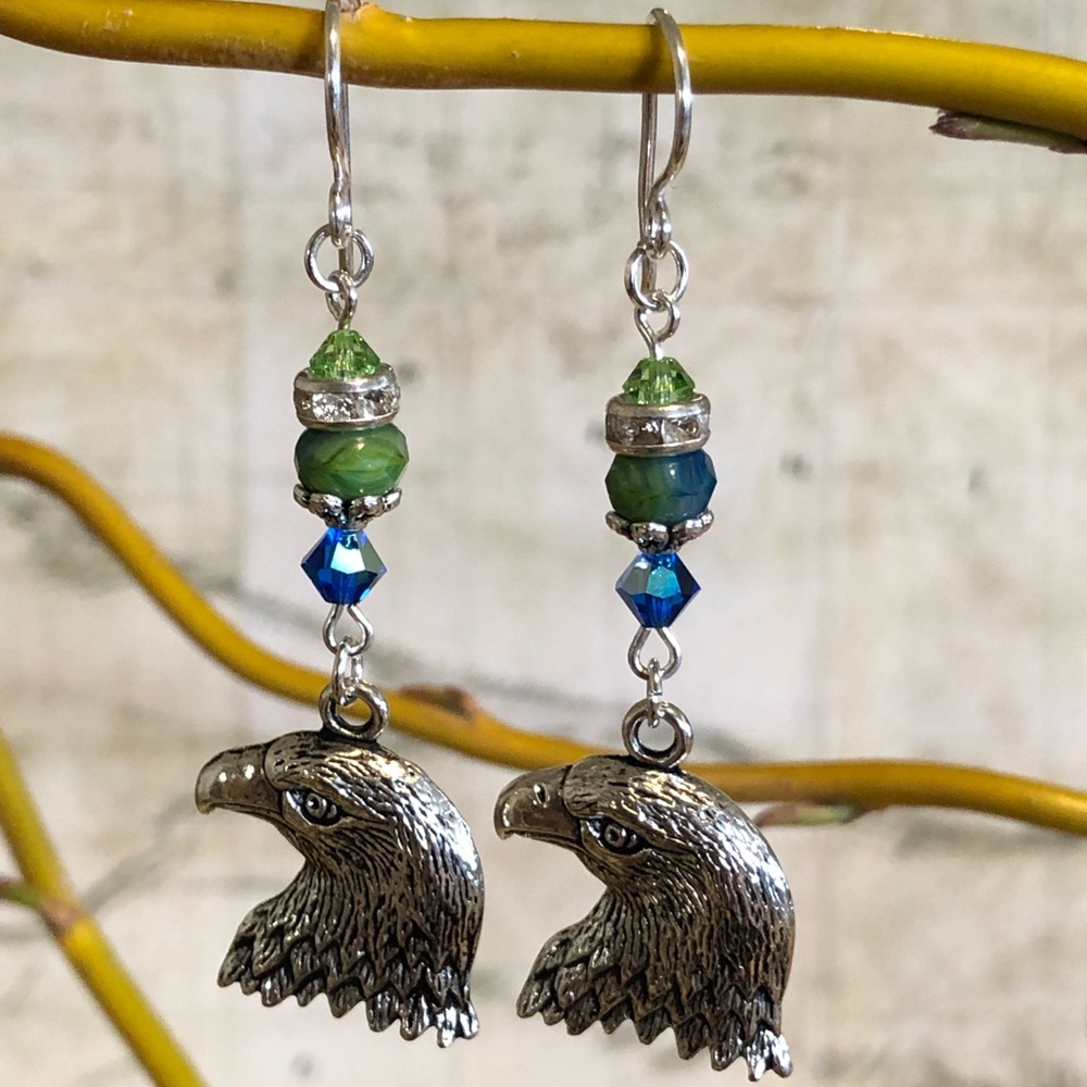 Bald Eagle Earrings - Seahawk Jewelry, Eagles